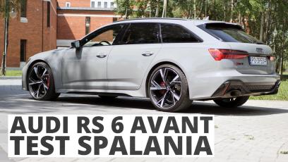 Audi RS 6 Avant 4.0 TFSI 600 KM (AT) - pomiar zużycia paliwa