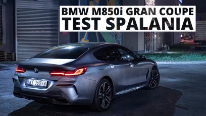 BMW M850i Gran Coupe 4.4 V8 530 KM (AT) - pomiar zużycia paliwa