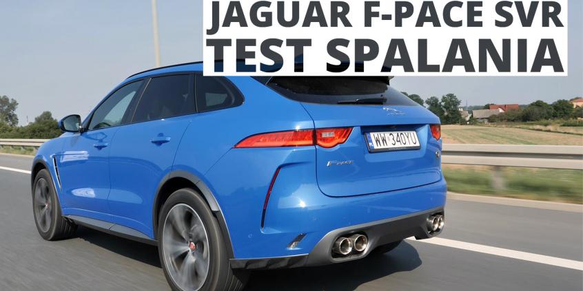 Jaguar F-Pace SVR 5.0 V8 550 KM (AT) - pomiar zużycia paliwa