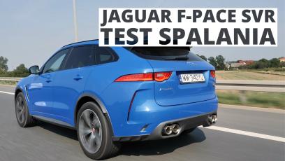 Jaguar F-Pace SVR 5.0 V8 550 KM (AT) - pomiar zużycia paliwa