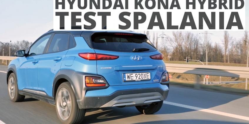 Hyundai Kona 1.6 GDI Hybrid 141 KM (AT) - pomiar zużycia paliwa