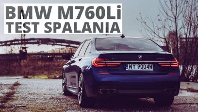 BMW M760Li 6.6 V12 610 KM (AT) - pomiar zużycia paliwa