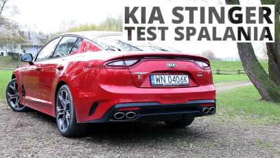 Kia Stinger GT 3.3 T-GDI 370 KM (AT) - pomiar zużycia paliwa