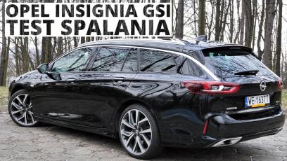 Opel Insignia Sports Tourer GSi 2.0 BiTurbo CDTI 210 KM (AT) - pomiar zużycia paliwa