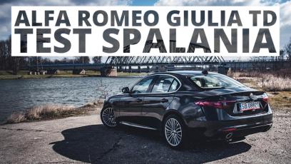 Alfa Romeo Giulia 2.2 TD 180 KM (AT) - pomiar zużycia paliwa