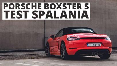 Porsche Boxster S 2.5 350 KM (AT) - pomiar zużycia paliwa