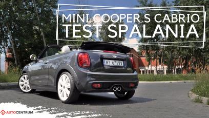 MINI Cooper S Cabrio 2.0 192 KM (AT) - pomiar zużycia paliwa