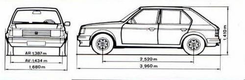 Szkic techniczny Talbot Horizon