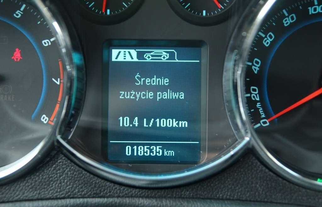 Chevrolet Cruze 1.8 LPG 100 kilometrów za 27 złotych