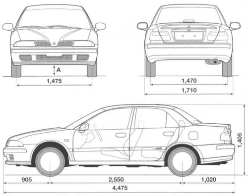 Mitsubishi Carisma Sedan • Dane techniczne • AutoCentrum.pl