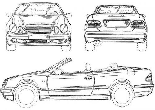 Mercedes CLK W208 Cabrio A208 • Dane techniczne