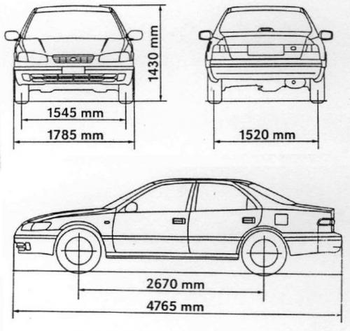Toyota Camry IV Sedan • Dane techniczne • AutoCentrum.pl