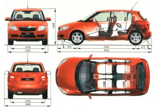 Skoda Fabia Ii Hatchback Dane Techniczne Autocentrum Pl