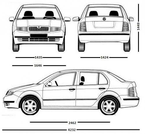 Skoda Fabia I Sedan Dane Techniczne Autocentrum Pl