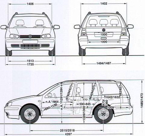 Volkswagen Golf Iv Kombi • Dane Techniczne • Autocentrum.pl