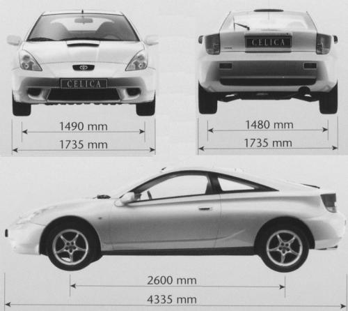 Toyota Celica VII • Dane techniczne • AutoCentrum.pl