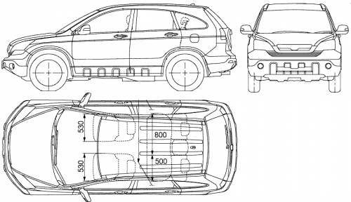 Honda CRV III SUV • Dane techniczne • AutoCentrum.pl
