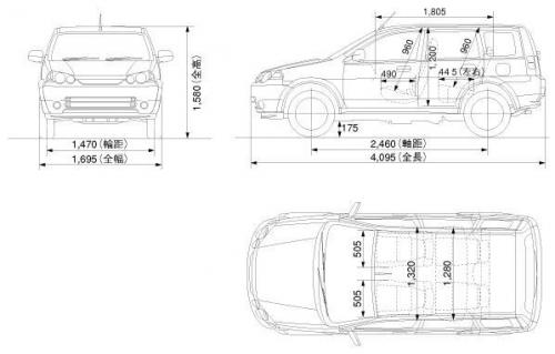 Honda HRV I • Dane techniczne • AutoCentrum.pl