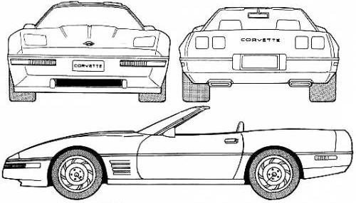 Chevrolet Corvette C4 Cabrio • Dane techniczne