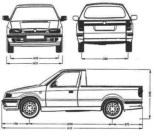 Skoda Felicia I Pick Up Dane Techniczne Autocentrum Pl