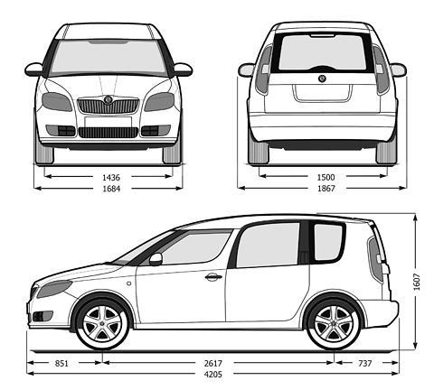 Skoda Roomster Mikrovan Dane Techniczne Autocentrum Pl