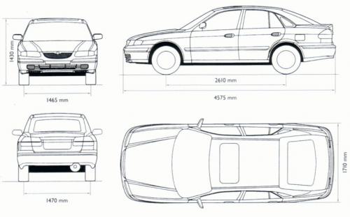 Mazda 626 V Hatchback • Dane techniczne • AutoCentrum.pl