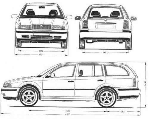 Skoda Octavia I Kombi Dane Techniczne Autocentrum Pl