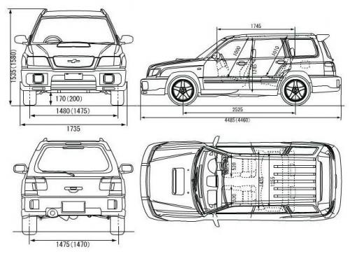 Subaru Forester I • Dane techniczne • AutoCentrum.pl