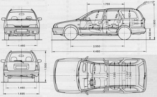 Схема ниссан примера р11