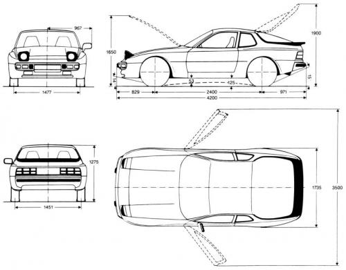 Porsche 944 Coupe • Dane techniczne • AutoCentrum.pl