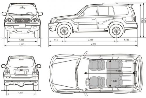 Hyundai Terracan • Dane techniczne • AutoCentrum.pl