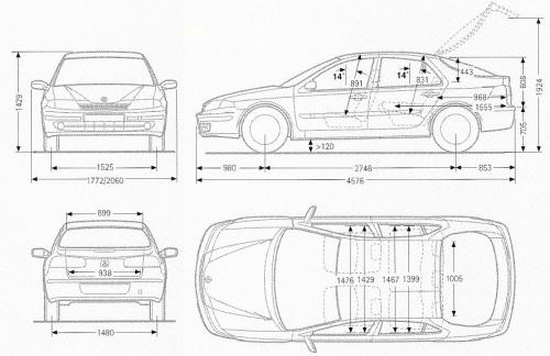 Renault Laguna II Hatchback • Dane techniczne • AutoCentrum.pl