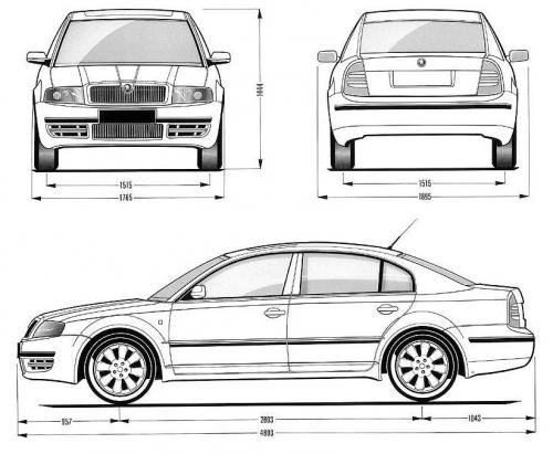 Skoda Superb I Dane Techniczne Autocentrum Pl