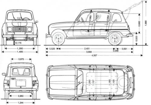 Renault 4 Hatchback • Dane techniczne • AutoCentrum.pl