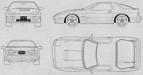Mazda RX7 II • Dane techniczne • AutoCentrum.pl