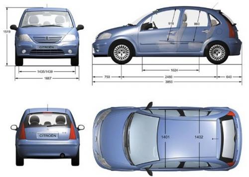 Citroen C3 I Hatchback • Dane Techniczne • Autocentrum.pl