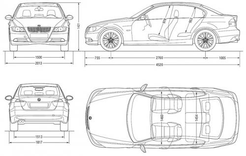 BMW Seria 3 E90-91-92-93 Limuzyna E90 • Dane techniczne • AutoCentrum.pl