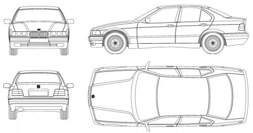 BMW Seria 3 E36 Sedan • Dane techniczne • AutoCentrum.pl