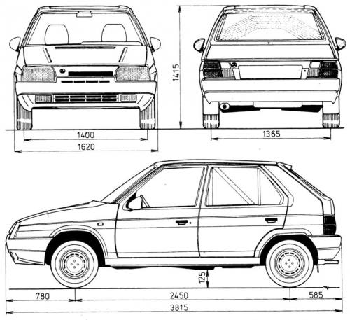 Skoda Favorit Hatchback Dane Techniczne Autocentrum Pl