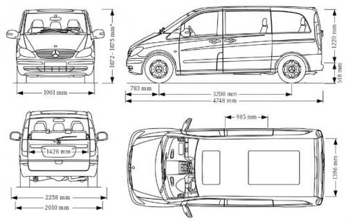 Mercedes Viano Van • Dane techniczne • AutoCentrum.pl