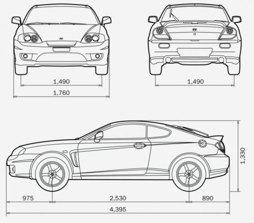 Hyundai Coupe III • Dane techniczne • AutoCentrum.pl