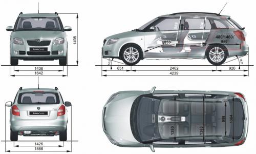 Skoda Fabia Ii Kombi Dane Techniczne Autocentrum Pl