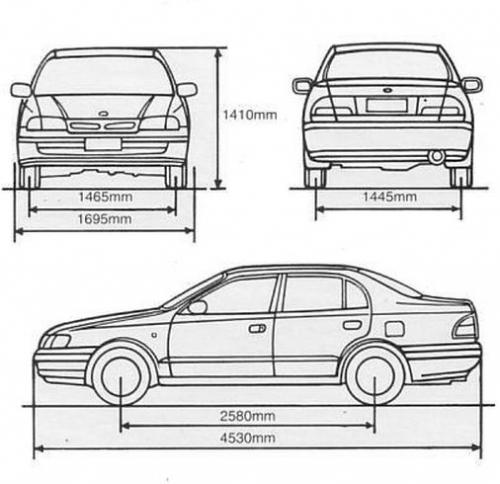 Toyota Carina V Sedan • Dane techniczne • AutoCentrum.pl