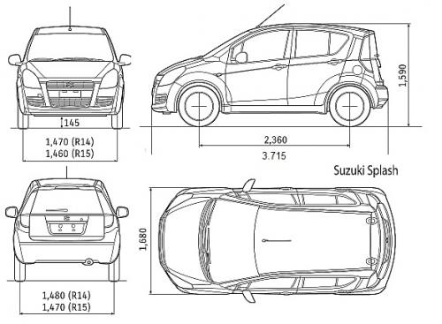 Suzuki Splash Hatchback • Dane Techniczne • Autocentrum.pl