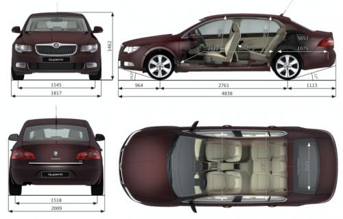 Skoda Superb Ii Sedan Dane Techniczne Autocentrum Pl