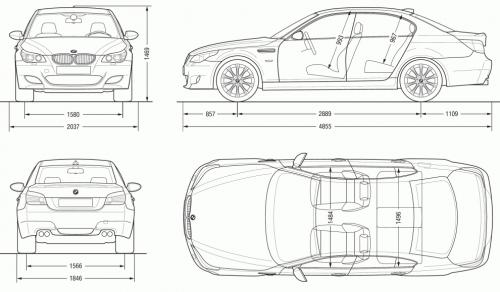 BMW Seria 5 E60 M5 Sedan • Dane techniczne • AutoCentrum.pl