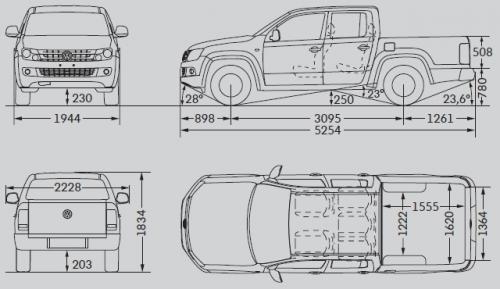Volkswagen Amarok Pick Up Double Cab • Dane techniczne