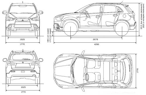 Mitsubishi ASX SUV • Dane techniczne • AutoCentrum.pl