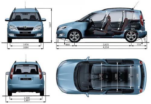 Skoda Roomster Mikrovan Facelifting Dane Techniczne Autocentrum Pl