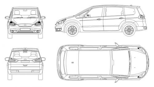 Ford Galaxy III Van Facelifting • Dane techniczne